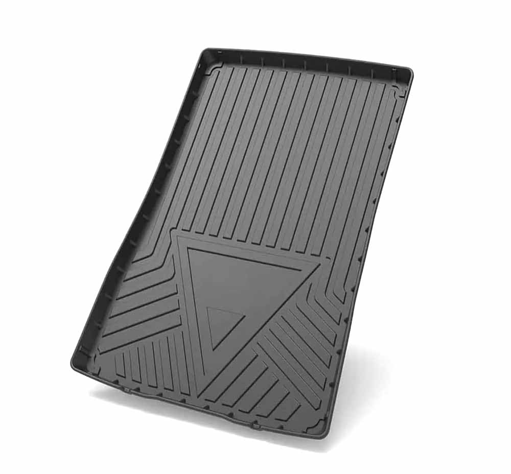 Tapis de coffre pour KIA Optima antidérapant avec bac sur mesure en caoutchouc noir