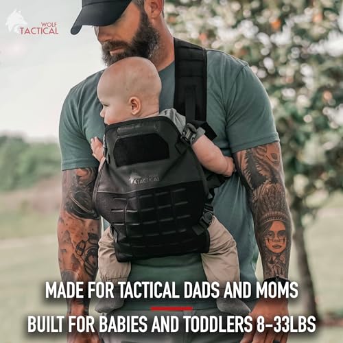 Image of Toddler & Baby Carrier for Men - Dad Carrier for Infants & Toddlers | WOLF TACTICAL