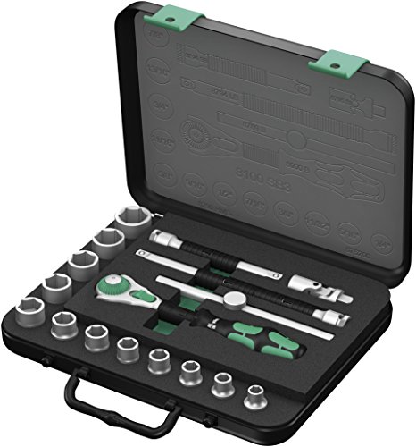 Wera Zyklop Speed-Knarrensatz 8100 SB 3, 3/8"-Antrieb, zöllig, 17-teilig, 05003595001