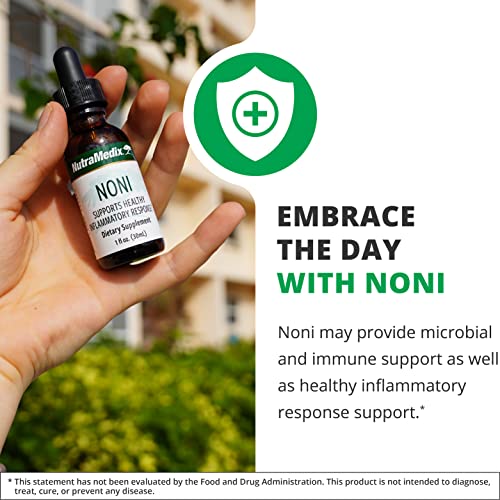 nutramedix noni drops - noni fruit extract for immune support amp promoting healthy antioxidant activity amp overall wellness 1oz