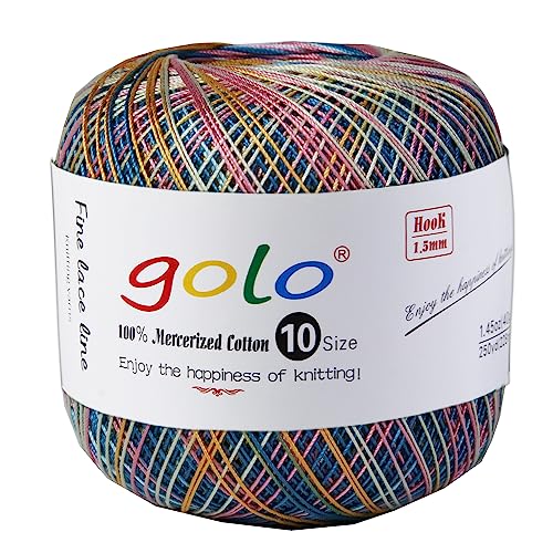 golo Crochet Thread Size 10 Yarn for Hand Knitting Crochet Yarn