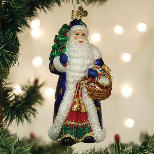 Old World Christmas Regal Father Christmas Glass Blown Ornament for Christmas Tree, Handcrafted Holiday Decoration, Santa Collection - Image 2