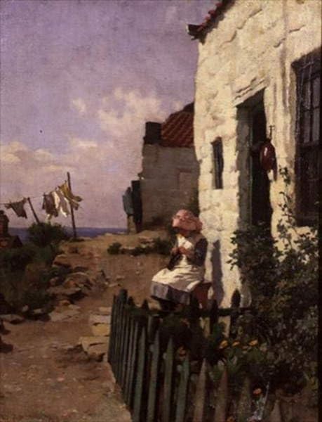 Affiche de arts de célèbres tableaux paysage impression toile Charles Haigh Wood 60x90