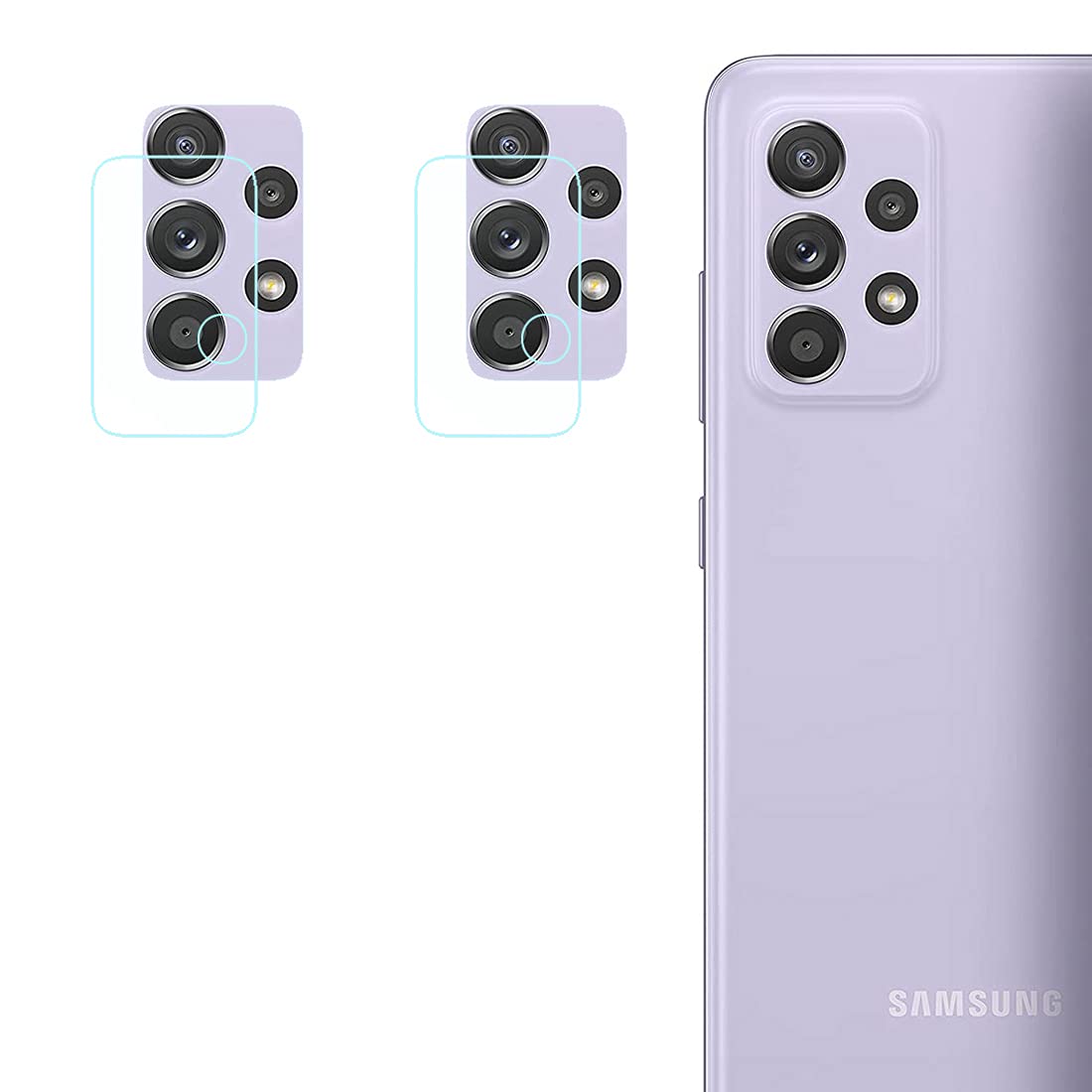 KJN Flexible, 9H Impossible Back Camera Glass Guard Camera Lens Screen Protector for Samsung Galaxy A52s 5G (Pack of 2) (B09HMK3S78) Amazon Price History, Amazon Price Tracker