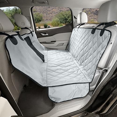 4Knines Dog Hammock Car Seat Cover – Heavy-Duty, Waterproof Car Seat Protector for Dogs, Non-Slip, Durable Design with Mesh Window, Easy to Install, Fits Most Cars & SUVs - Regular Size (Grey) - image 5