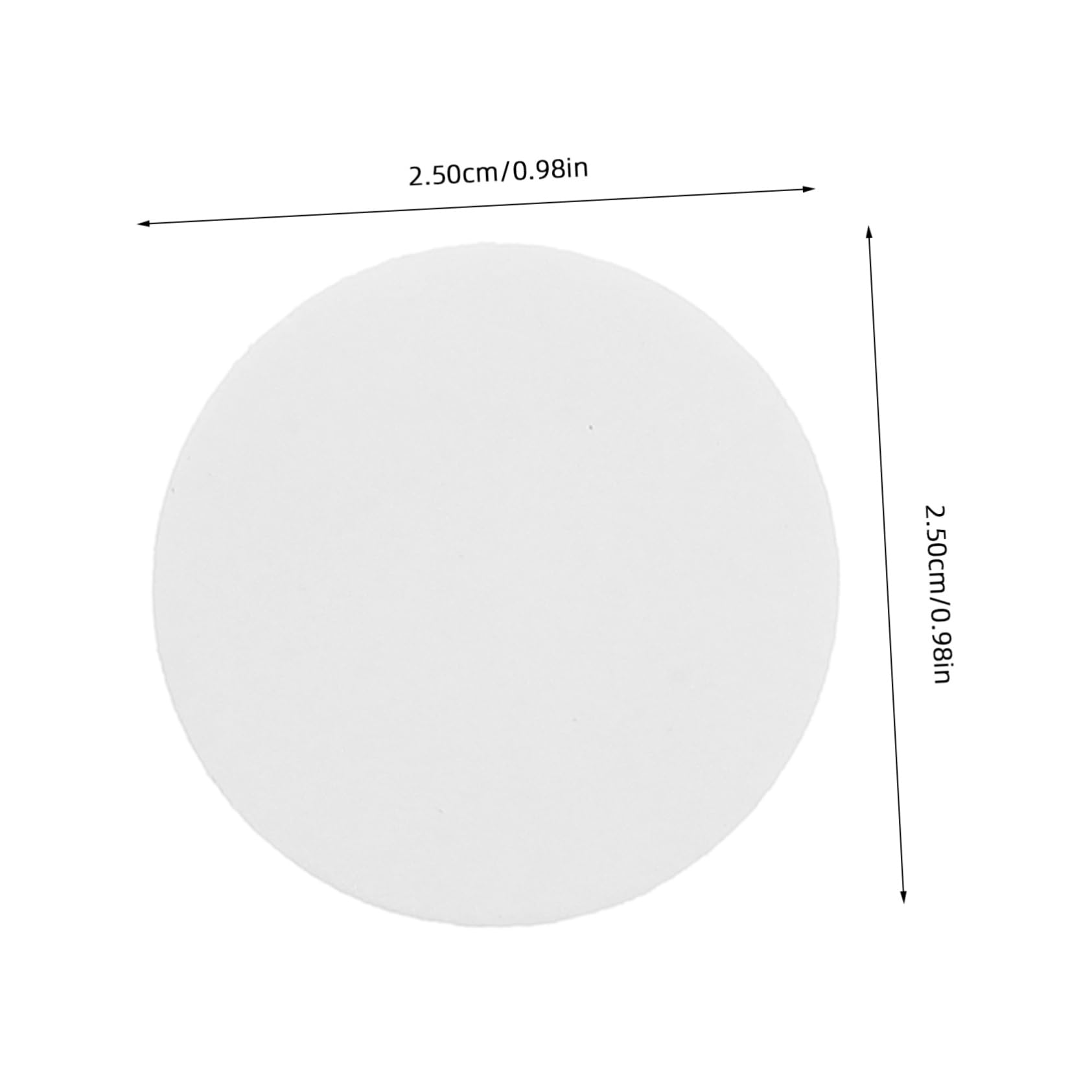 Holibanna Round Double Sided Adhesive Pad for Air Vent Perfume Clip Sticky Adhesive Pad Replacement for Windshield Dash Cam Car Accessory