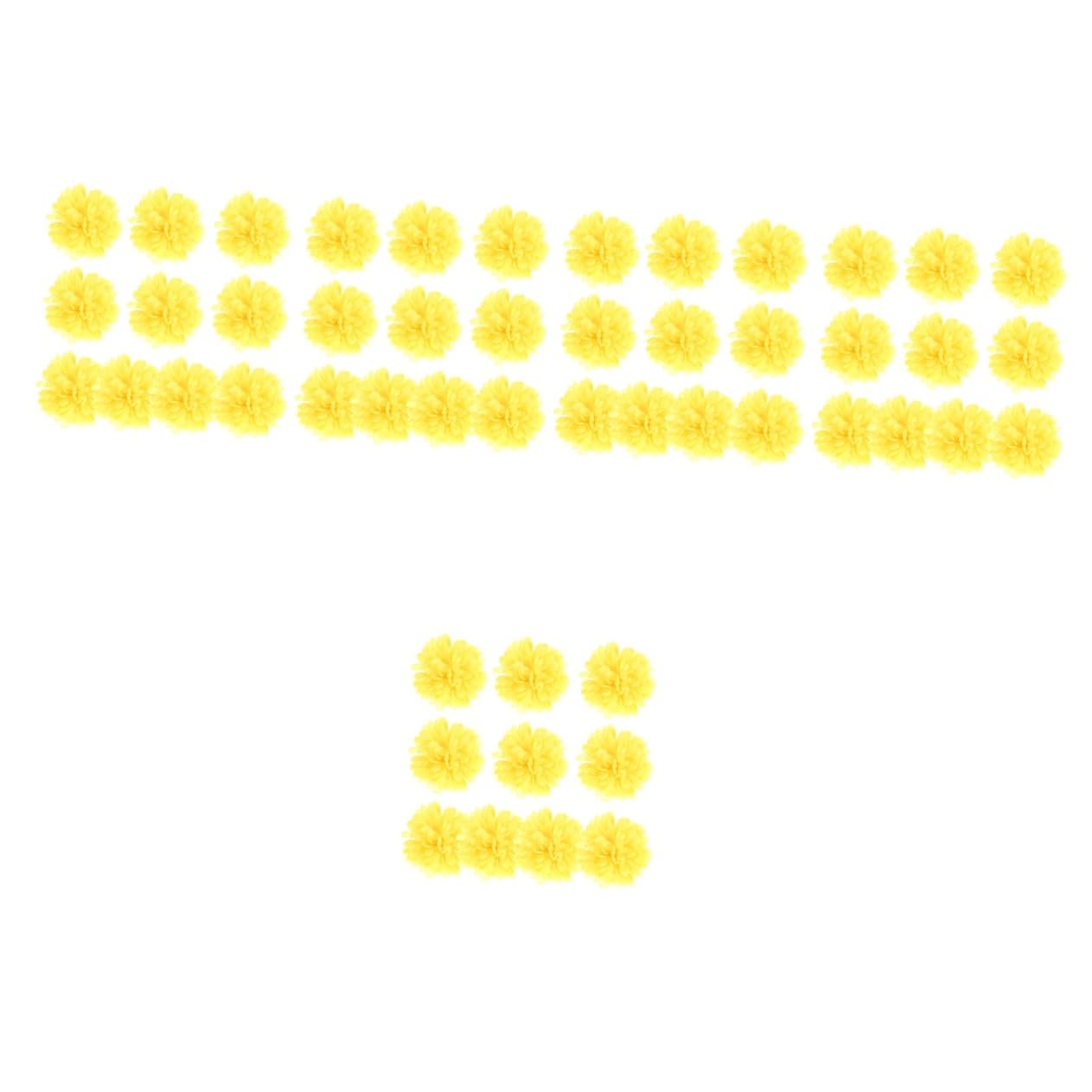 IMIKEYA 50stücke Teiliges Künstliche Marigoldblumen Dekorative Faux Blumen Für Geburtstagsfeiern Garten Und Foto-Requisiten Vielseitig Einsetzbar Als Blumenschmuck Und Arrangements