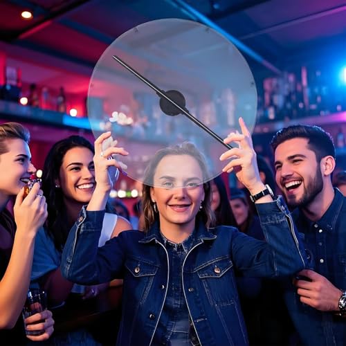 Missyou 3D Hologram Fan Protective Cover, Acrylic Display Case for 16.5" Fans, Dustproof and Scratch-Resistant, Clear Protective Box for Holographic Fans by Missyou - Used condition - Image 3