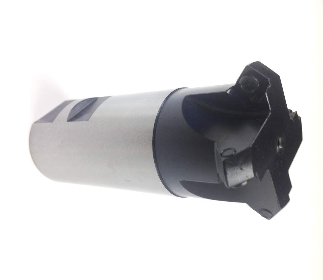 HHIP 2076-0013 45 Degree 3-Insert Indexable Chambering End Mill, 1-3/4" x 1-1/4" Shank