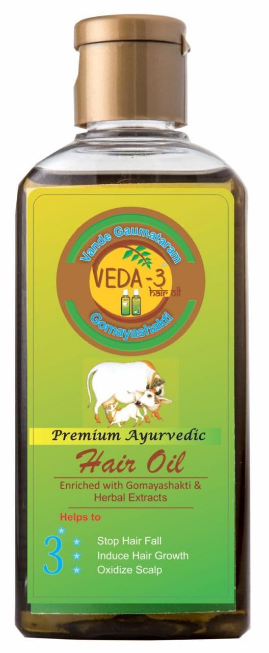 GOMAYASHAKTI VEDA - 3PREMIUM HERBAL HAIR OIL