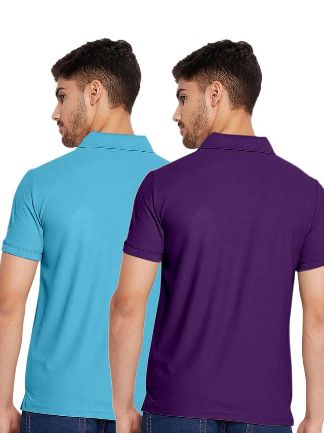 Image of Selvia Men's Solid Regular Fit T-Shirt