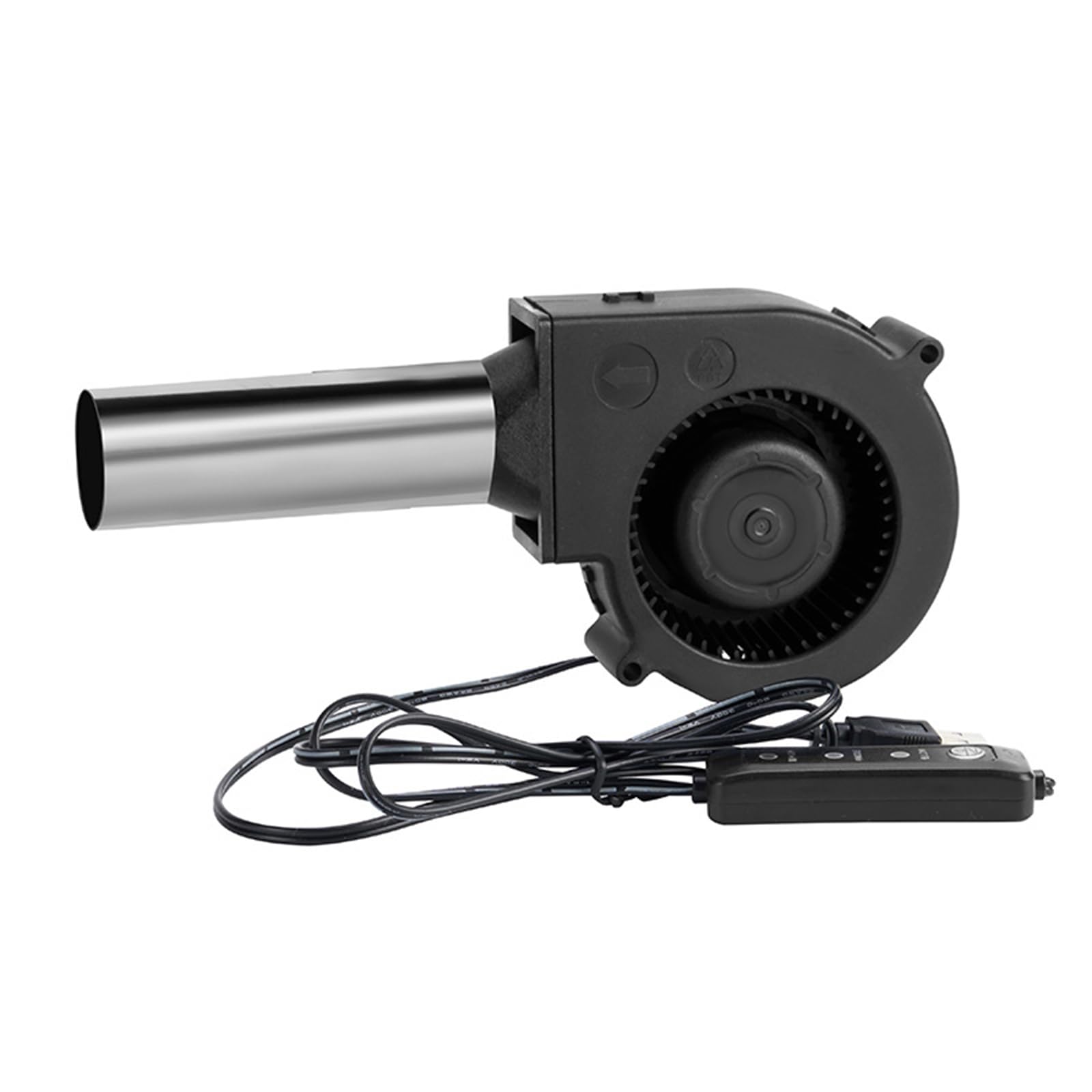 Kaccde Multicolor Multipurpose 5V Usb Blower Fan For Efficient Bbq Stove Centrifugal Design With Adjustable Airflows Settings Usb Rechargeable Starting Blower