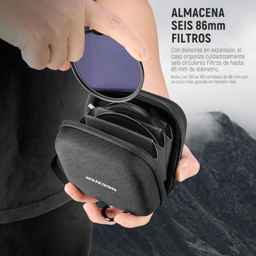 Bolsa de almacenamiento Neewer PB12 para filtros circulares y fotografía exterior 3