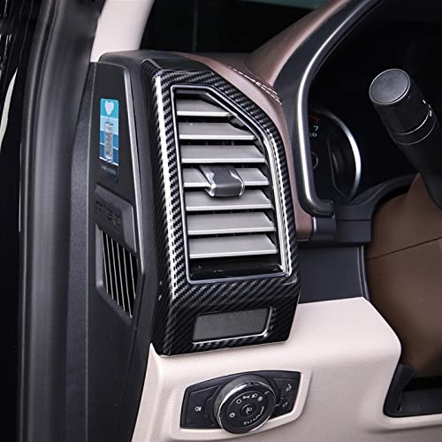Cubierta decorativa de ventilación para Ford F150, moldura de salida de aire de salpicadero 6