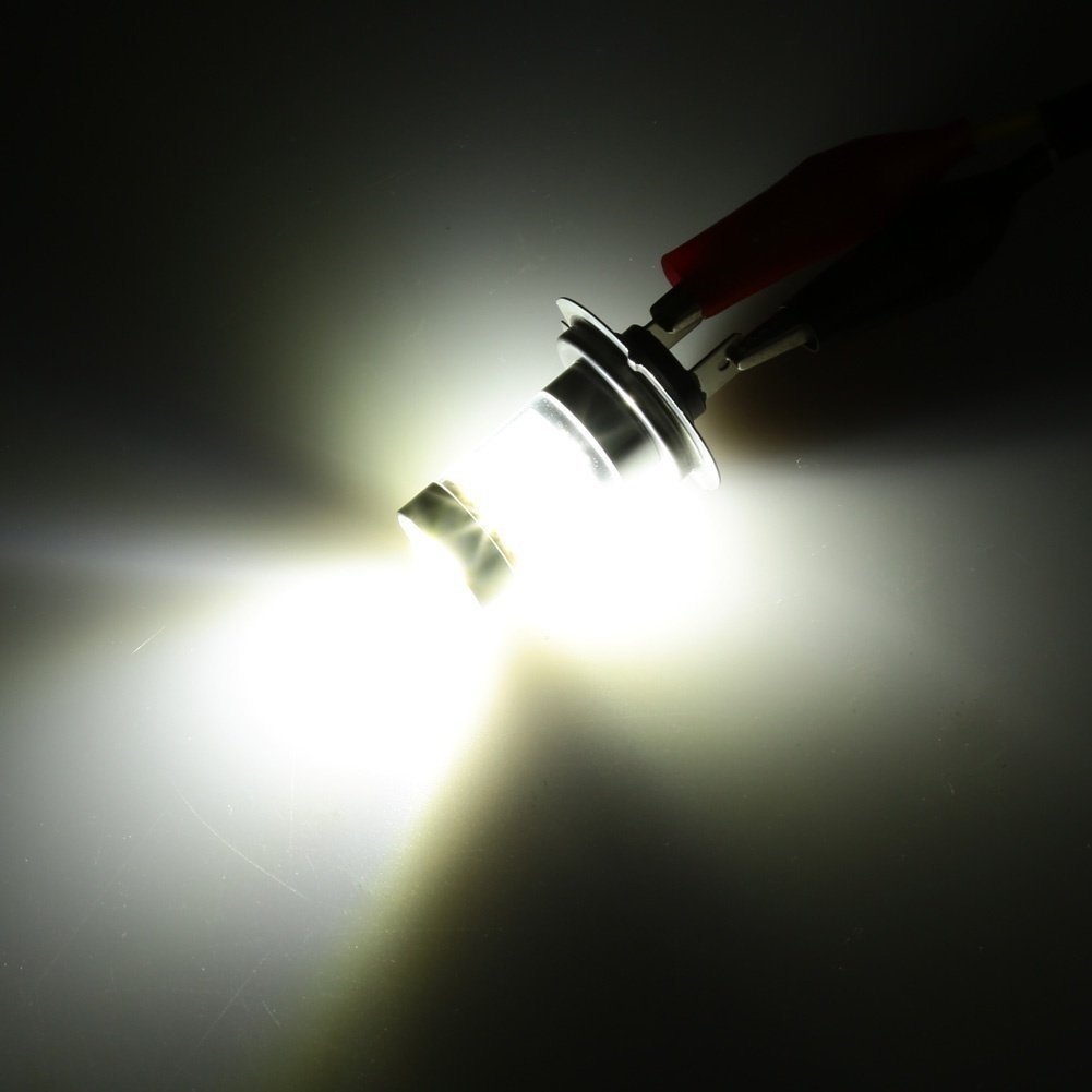KaTur 2 x 6-SMD 950LM H7 biała dioda LED do samochodu przeciwmgielna tablica rejestracyjna światło hamowania pojazdu światło postojowe żarówka