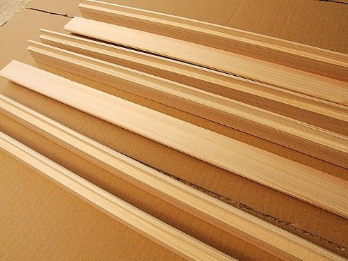 Amazon.co.jp: 無垢国産桧（ヒノキ）無節幅木・見切り 17×41×1985 5本