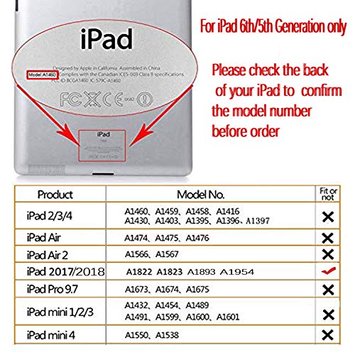 Ipad 9.7 2018/2017 Case, Jytrend Rotating Stand Smart Magnetic Auto Wake Up/Sleep Cover For Ipad 5Th/6Th Gen A1893 A1954 A1822 A1823 Mp2F2Ll/A Mp252Ll/A Mp2D2Ll/A Mr7C2Ll/A Mr7K2Ll/A (Leopard) #TOP1