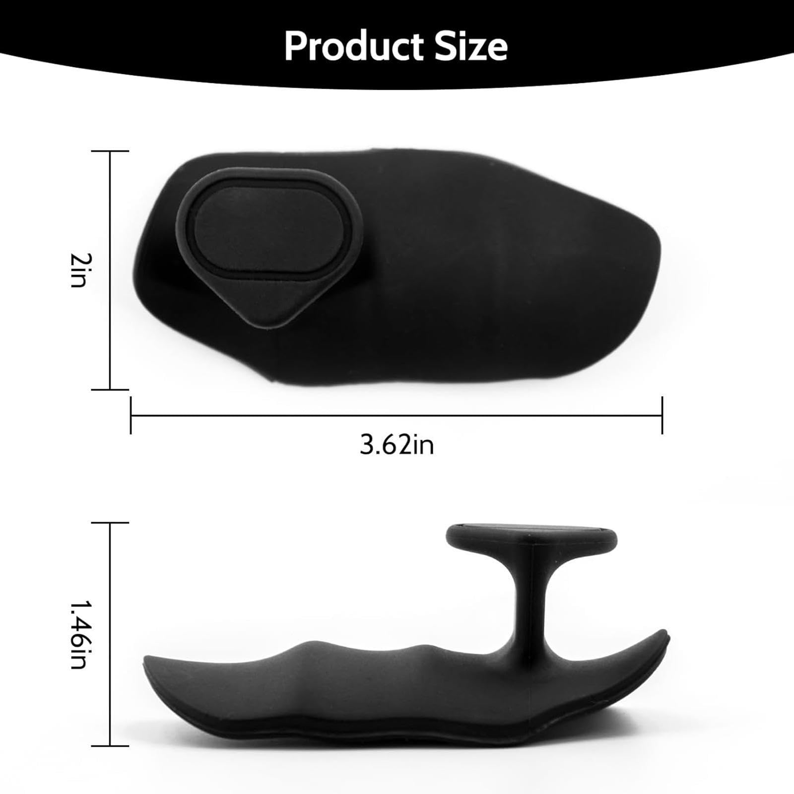 Poignées De Tirage En Silicone Dickly - Antidérapant, Ergonomique, Taille Unique - Pour Haltères, Musculation, Boxe