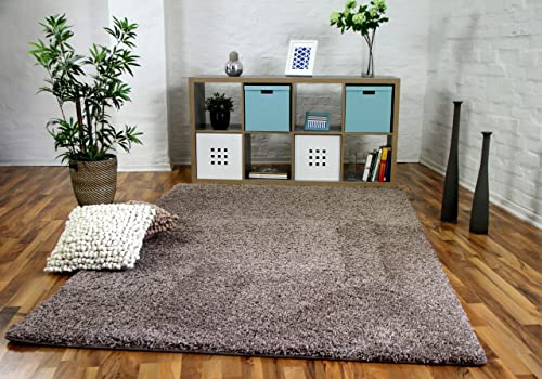 Snapstyle Luxus Hochflor Langflor Teppich Milano Mauve in 24 Größen