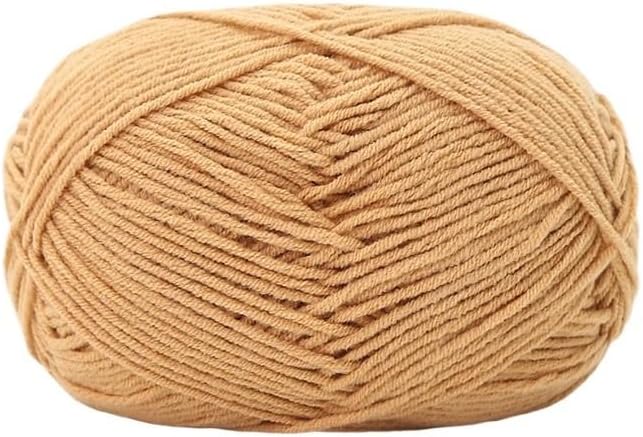Cotton Yarn for Crocheting 5 Rolls 40g 4-Ply Blended Craft Thread(29)
