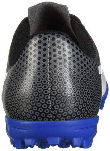 PUMA Unisex-Child Spirit Turf Trainer Soccer Shoe, Black White-Iron gate-Royal Blue, 11 M US Big Kid3