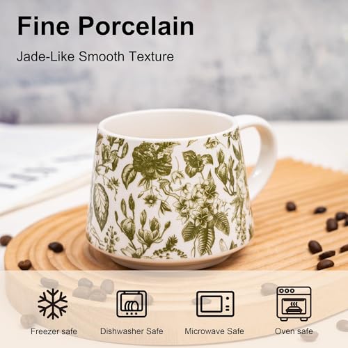 Taza cerámica vintage Topadorn 12 oz con asa y caja regalo miniatura 3