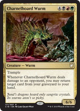 Amazon.com: Magic: The Gathering - Charnelhoard Wurm