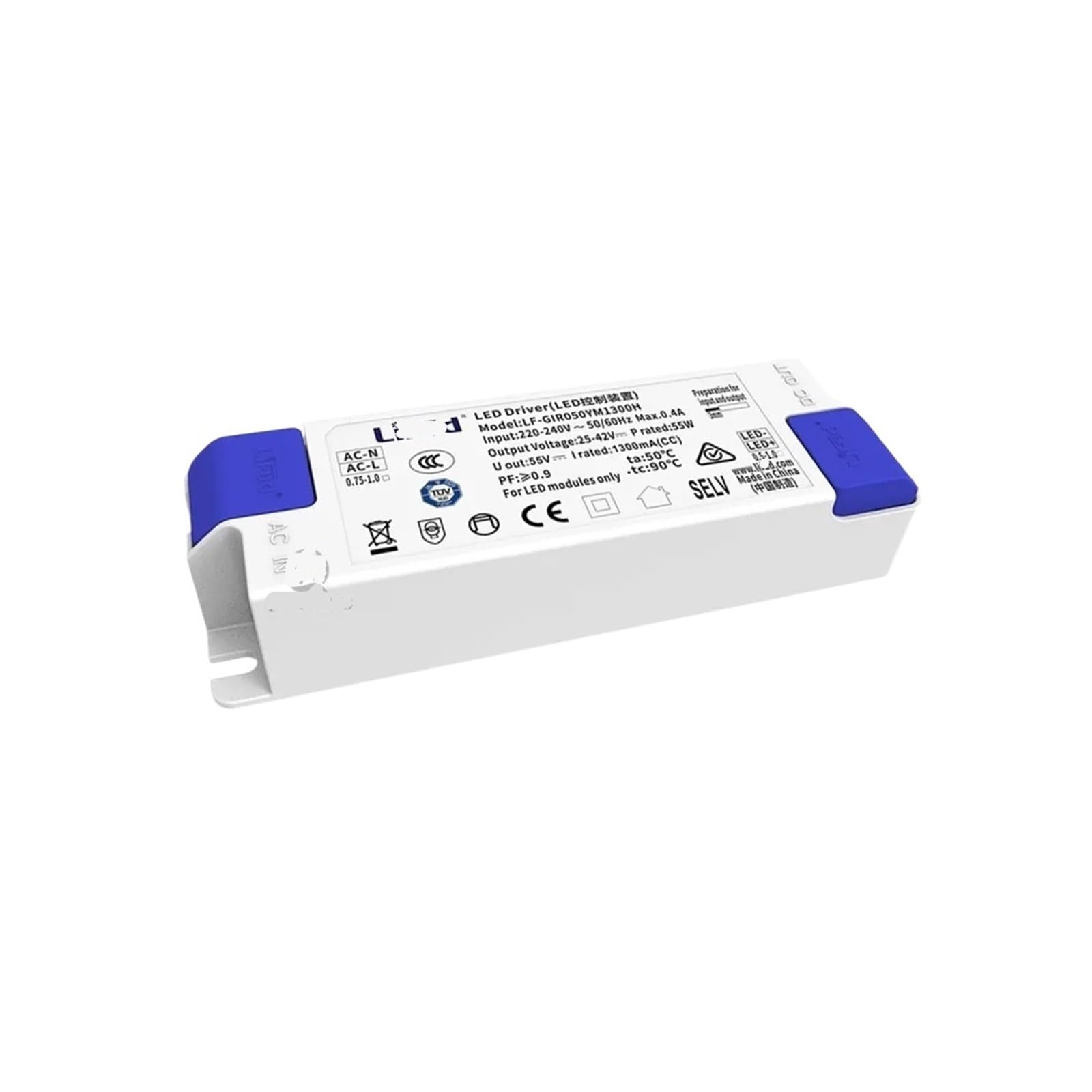 LED Driver 25-42V 800mA 900mA 1000mA 1050mA 1200mA 1300mA 1400mA 1500mA 40-60W LF-GIRxxxYM LED Power Transformer(LF-GIR050YM-1300H)