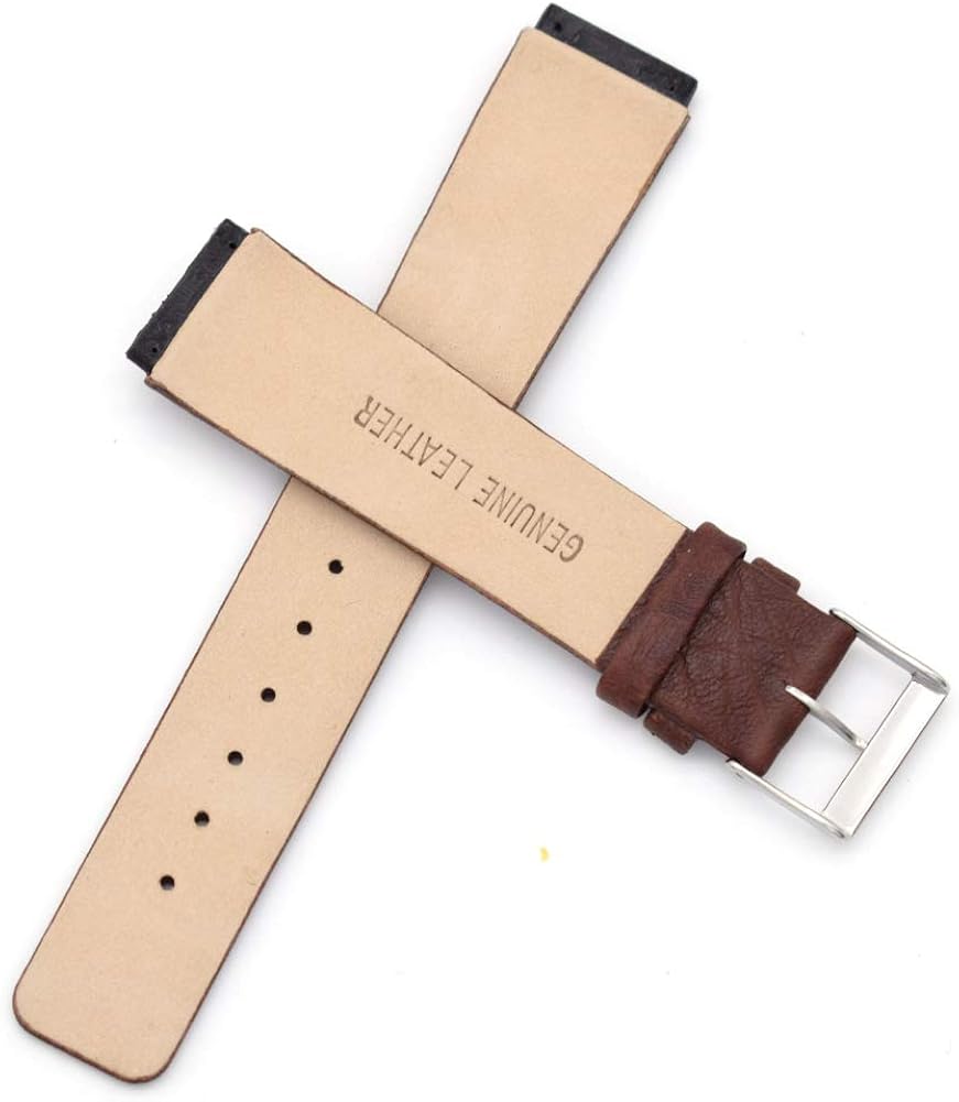 Genuine Leather Watch Strap Replacement for Skagen 433LGL1, 433LSL1, 433LSLC, Retro Amazon