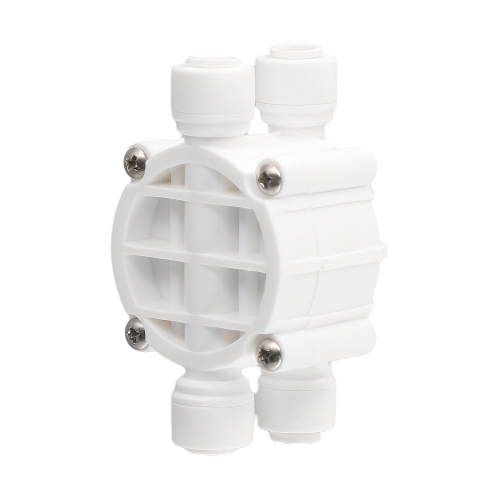 Válvula de Cierre automático de 4 vías for ósmosis inversa, Interruptor de 1/4", purificador de Agua de ósmosis inversa, conexión rápida for máquinas de Bebidas Rectas