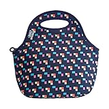 Built NY 5180867 Gourmet Getaway Lightweight Insulated Neoprene Lunch Tote Bag, Pixel Confetti