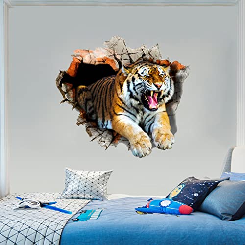 Vinilo Decorativo 3D Tigre Roto Juego de 2 Piezas miniatura 6