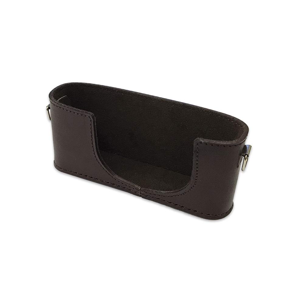 HILANO Leica Leica A-shape/DII/Standard Unisex Handmade Genuine Leather Camera Case (Strap Included) Brown