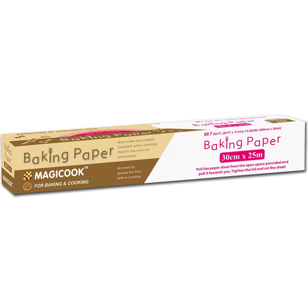 Magicook Baking Paper Roll 12 inch Width X 25 Meters Long - SBR-A25
