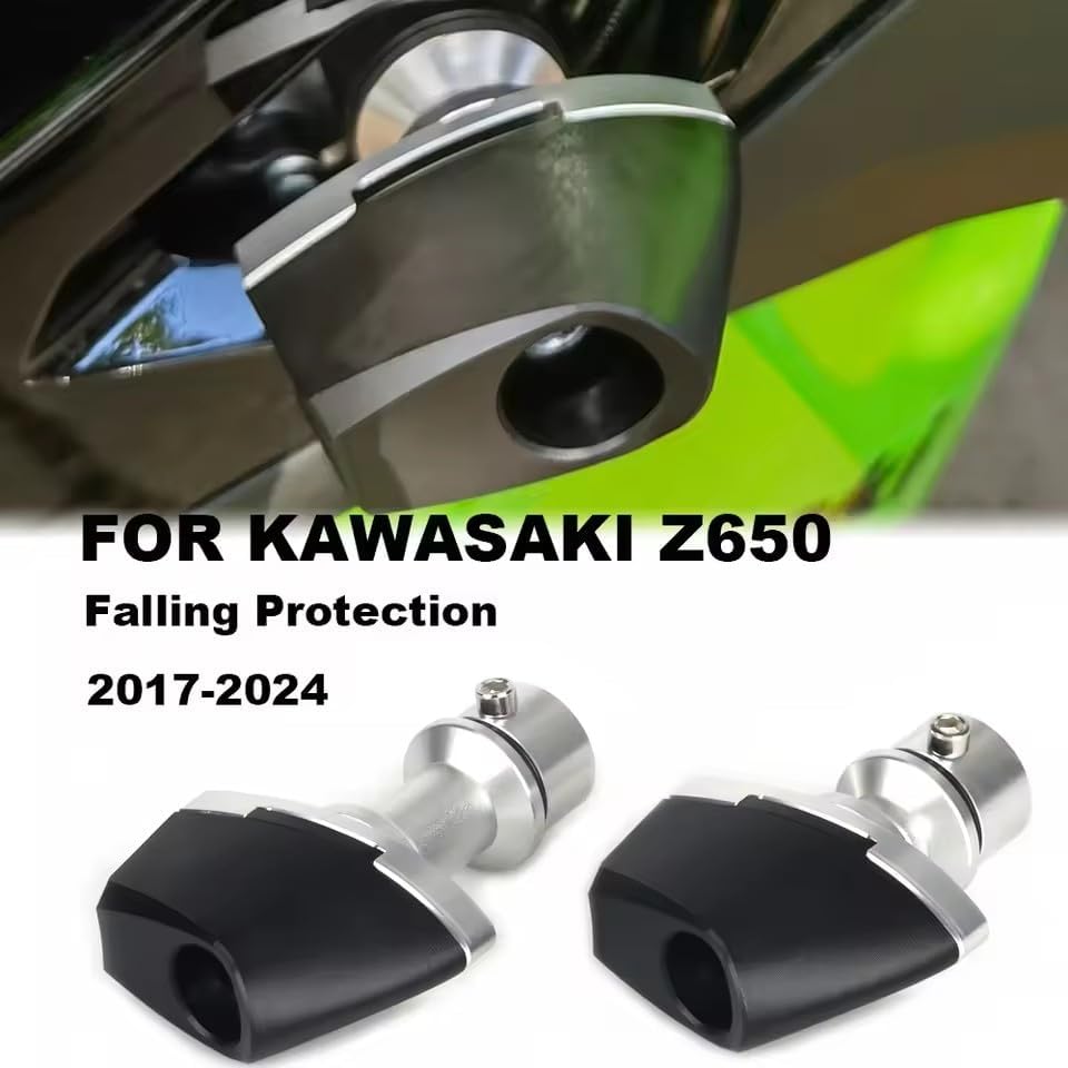 for K Z650 Ninja650 2017-2024 Motorcycle Falling Protection Frame Slider Fairing Guard Crash Pad Protector