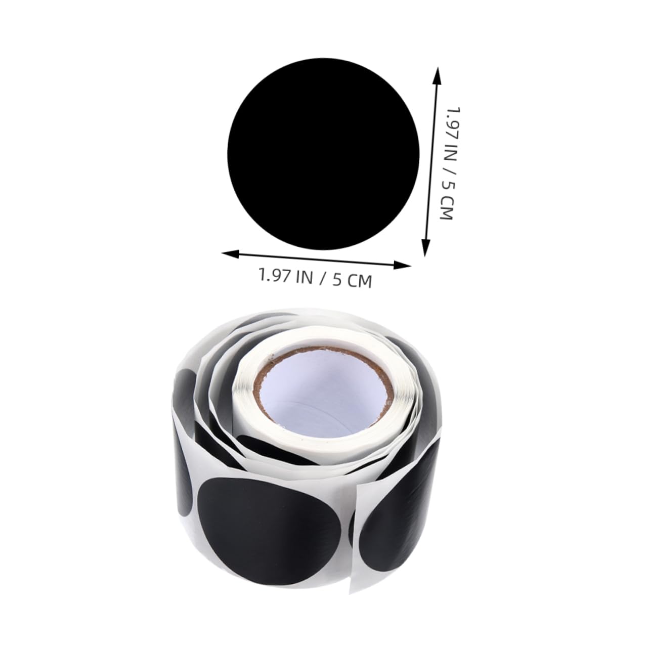 Homoyoyo 3rotoli Etichette per Barattoli in Adesivi Rotondi Riutilizzabili Impermeabili per Spezie Etichette Adesive Vuote per Contenitori per Condimenti e Organizzazione Cucina