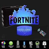  3D Luz de noche Ilusión óptica Lámpara LED Luz de noche Fortaleza Luz 16 Colores Lámpara luz de noche niños mejor regalo hogar decoración para niños 3d lámpara led
