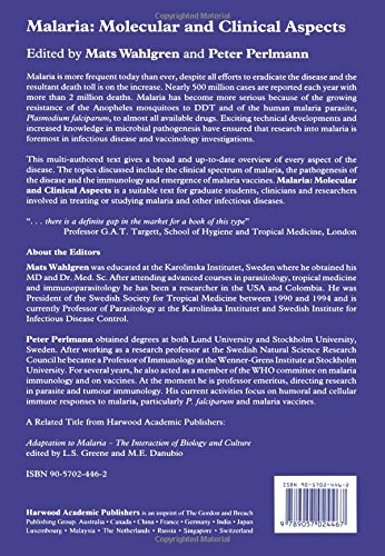 Malaria: Molecular and Clinical Aspects      1st Edition