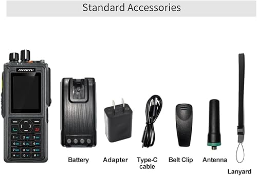 Miniatura 9 de Anysecu HD-760 4G Radio de red Android 7.1 Smart Mobile Radio Soporte Zello y Real PTT Walkie Talkie LTE/WCDMA IP67 Teléfono móvil impermeable