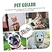 COLLBATH 6pcs Pet Collars Bells for Small Dogs and Cats Breathable and Comfortable for Parties and Everyday Use Red Yellow Green