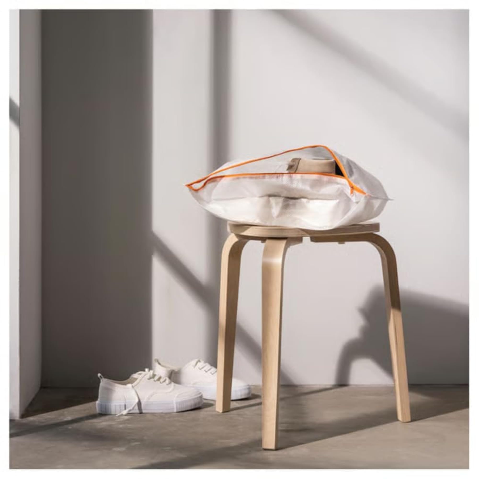 PÄRKLA Shoe Bag, Foldable with Side Zipper