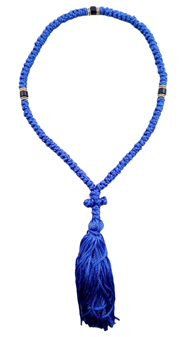 Corda Da Preghiera Komboskini Greca - 50 Nodi - Benedetta Monte Athos - Chotki Ortodossa