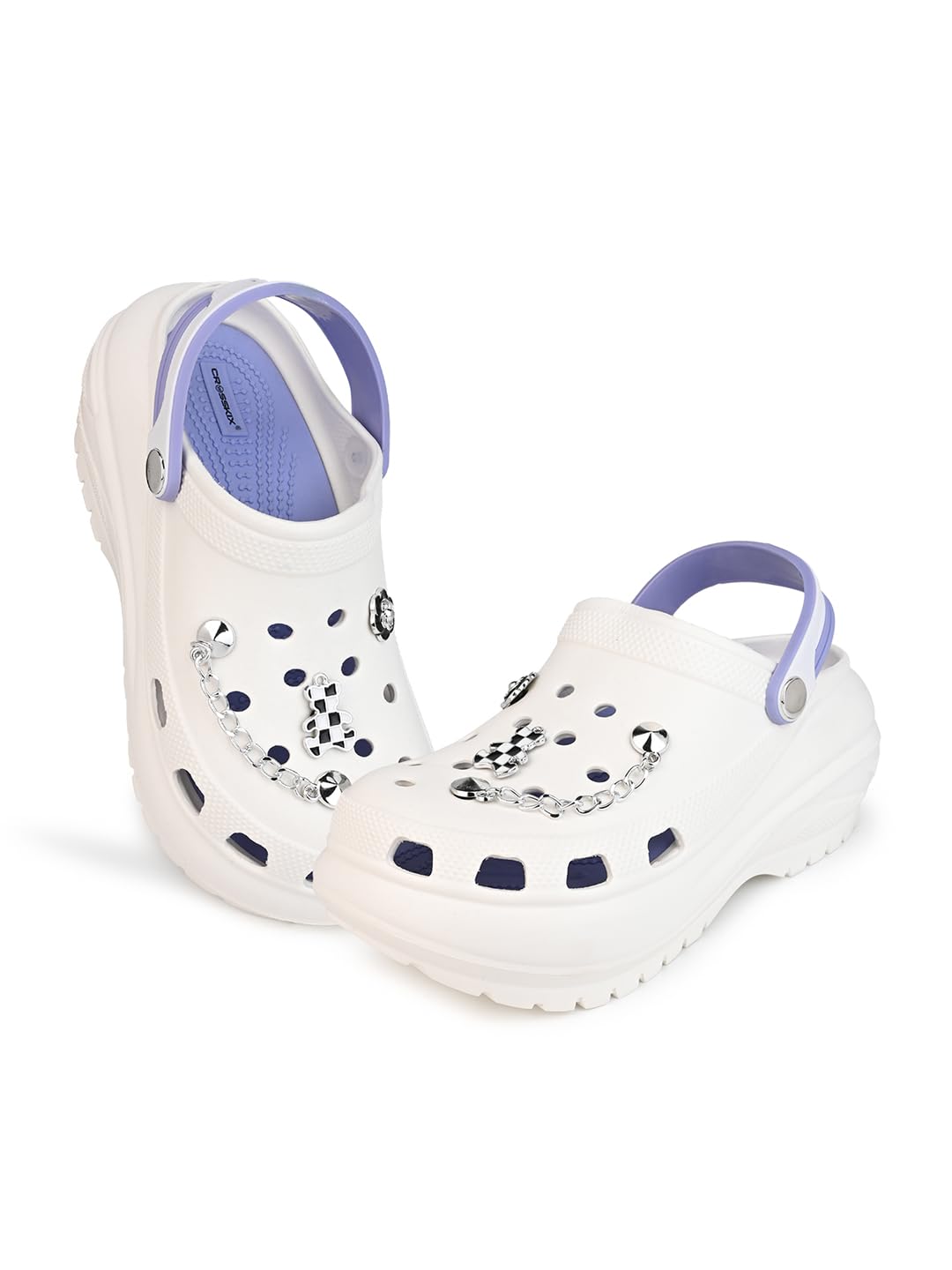 Crosskix Trendy Everyday Fashion Clogs for Women – Lightweight Platform Sandals with Cute Detachable Charms & Metal Accent... - Review, Price and Buying Guide