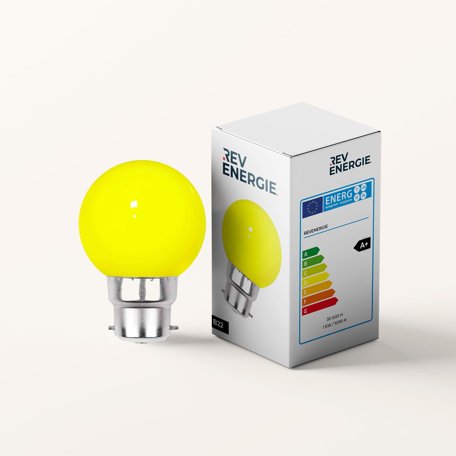 Guirlande guinguette extErieure Lumineuse LED 20 Ampoules B22 Multicolore 10m