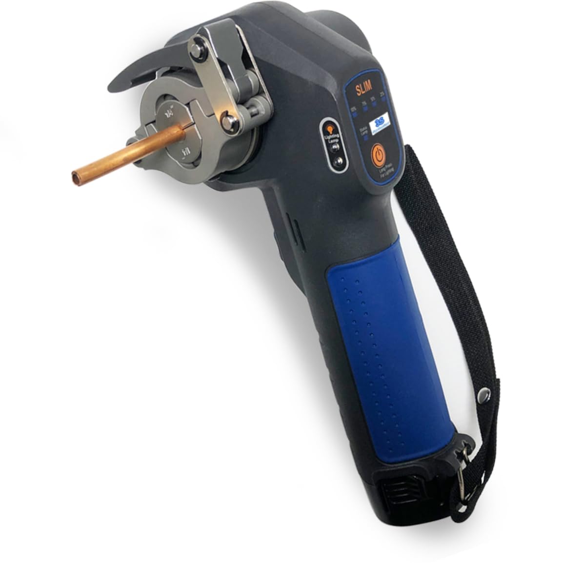 3S SuperSamaStore Dudgeonnière Électrique a Batterie pour Tubes de Climatisation en Cuivre Ø 1/4″, 3/8″, 1/2″, 5/8″, 3/4″, Dudgeonnière sans Fil pour Évaser Tuyaux, Bride-tube à Batterie