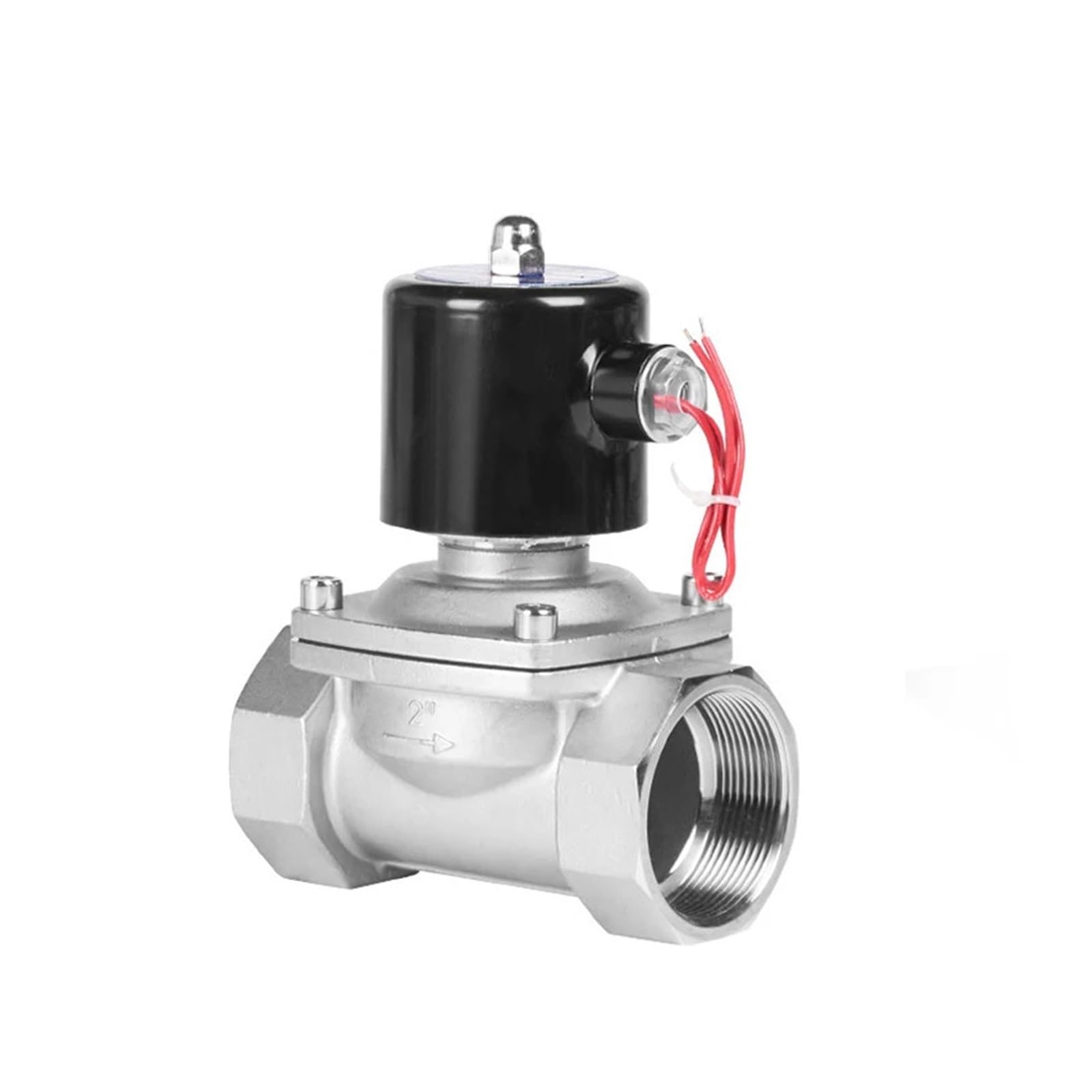 VSPPJYFG G internal thread 2-inch stainless steel solenoid valve water normally closed 220V 12V 24V 110V solenoid valve(G-24VAC-VITON-SEAL)