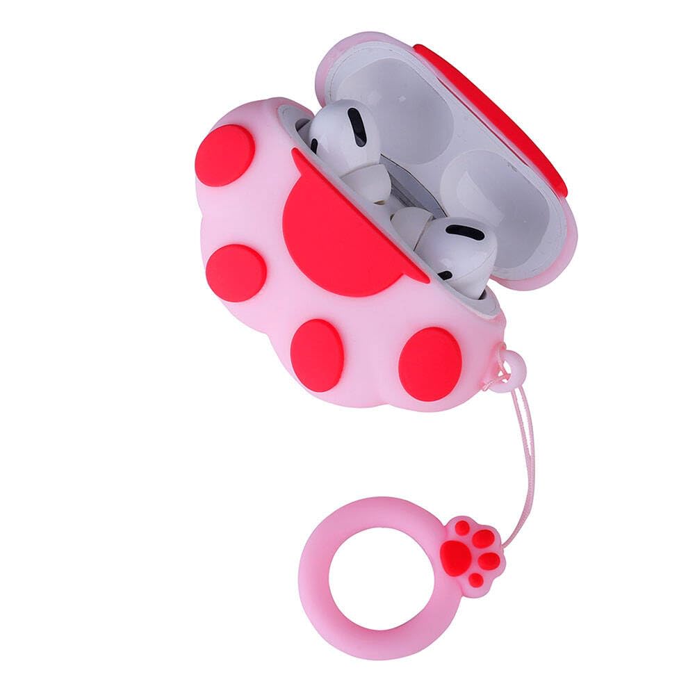 PSR aksesuar- TPU Kabartma Figürlü İpli Airbag 37 Silikon Kılıf NO23 Air Pods Pro 2 ile uyumlu