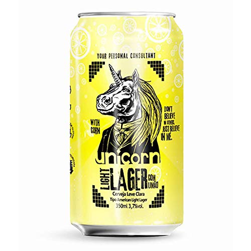 CERVEJA UNICORN LIGHT LAGER CAIXA C/ 6 LATAS 350 ML