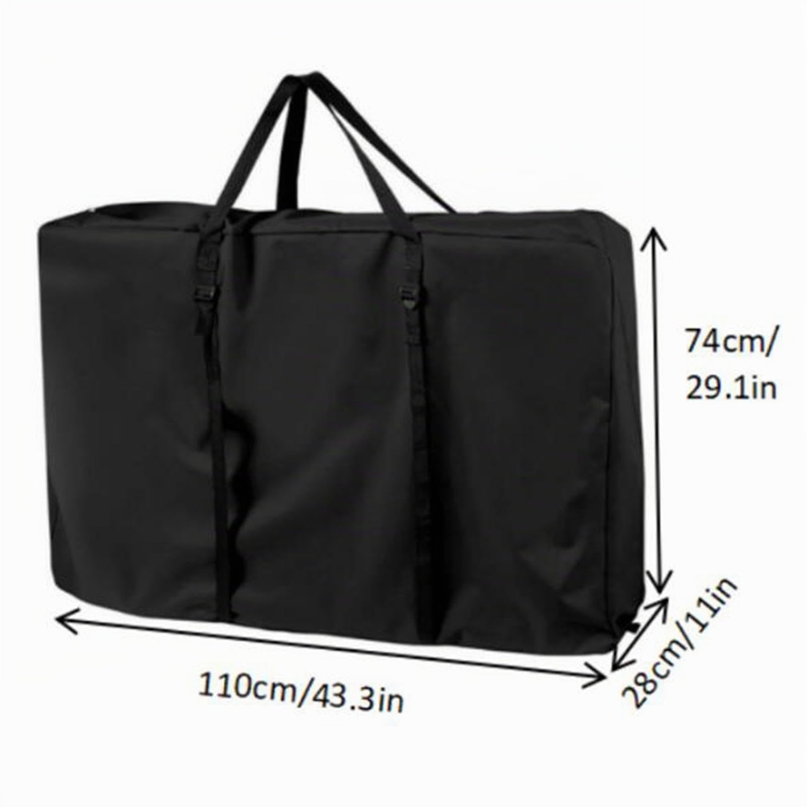Bolsa de Almacenamiento para Silla Plegable, Funda Grande y Gruesa con Cremallera y, Ideal para Playa, Picnic, Viajes y Barbacoa, Tela Oxford 210d.