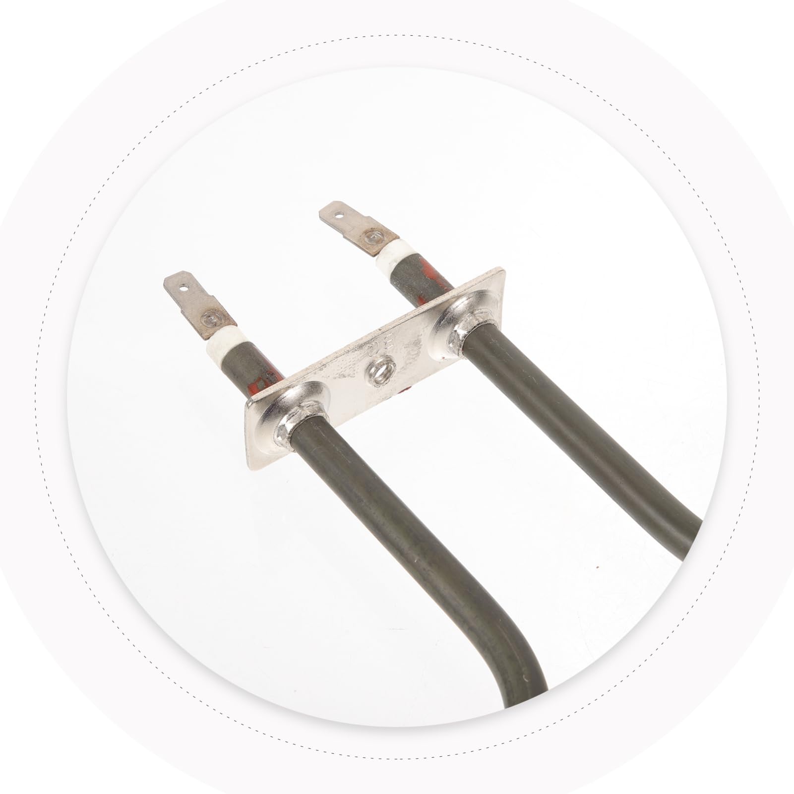 Abaodam Elemento Tubular Profesional de Sauna en Acero Inoxidable Negro